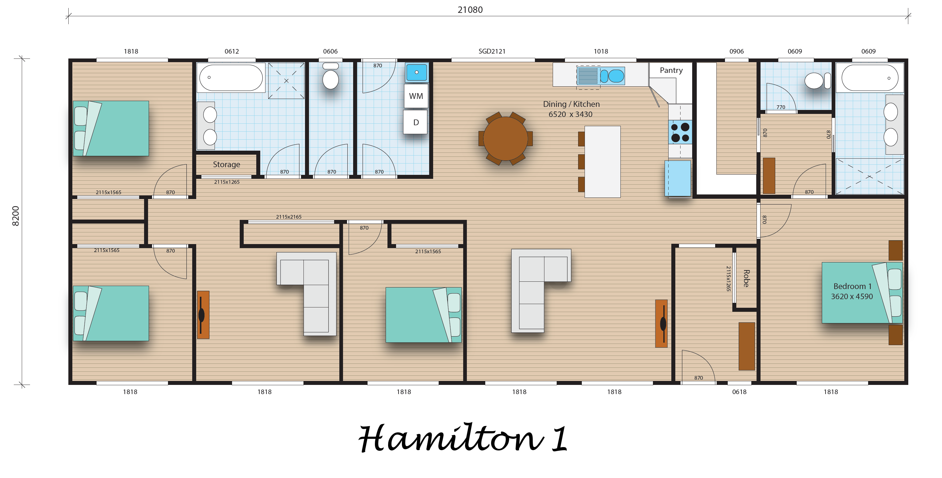 Hamilton 1 floorplan image